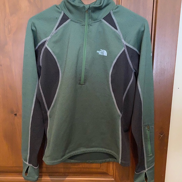 The North Face Tops - SOLD North Face Flight Series Fleece 1/2 Zip Green